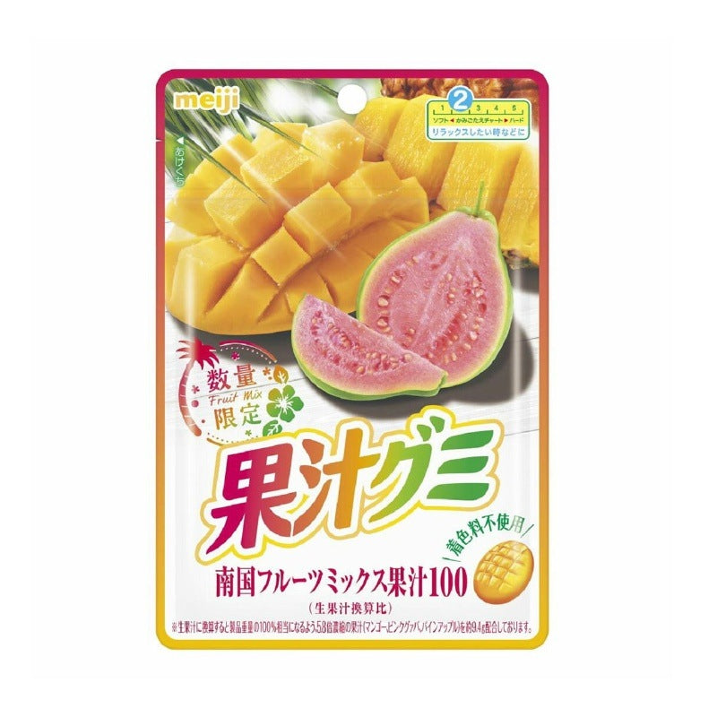 Meiji Juicy Tropical Fruit Mix Collagen Gummy 54g
