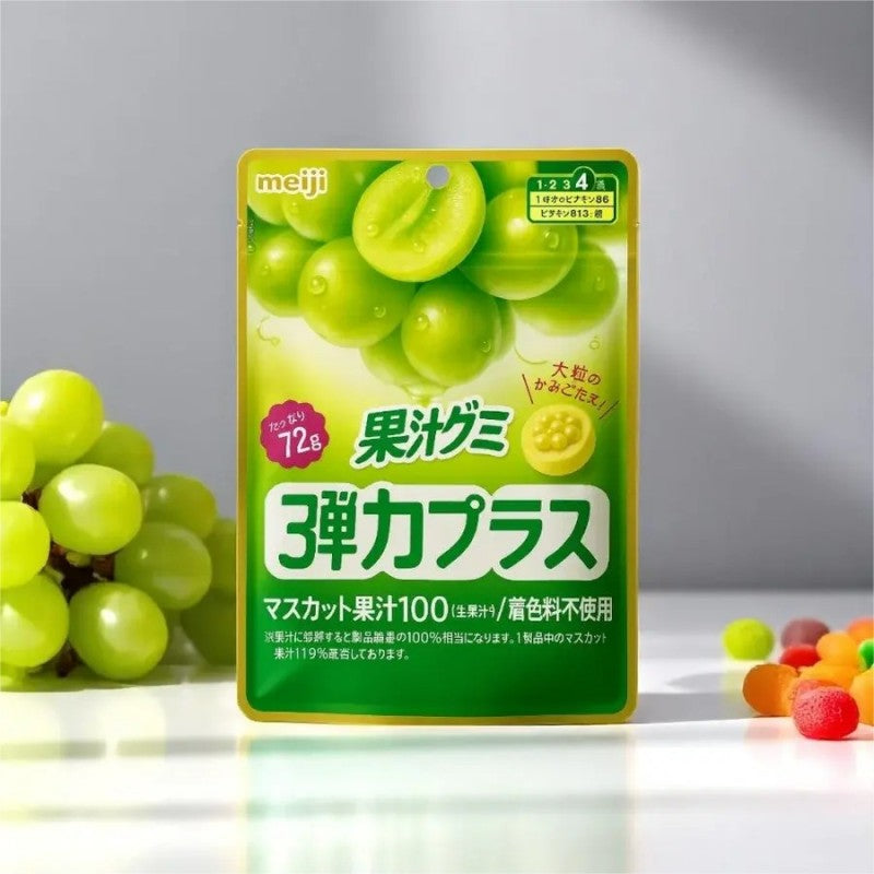 Meiji Juice Gummy Elastic Plus Mascat 72g