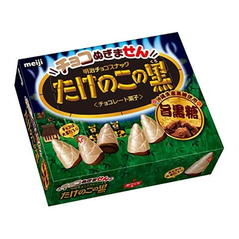 Meiji Chocolate Bamboo Shoot Black Brown Suger 61g
