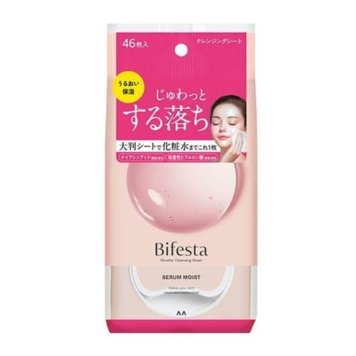 Mandom Bifesta Moisturizing Cleansing Sheet Pink 46pcs
