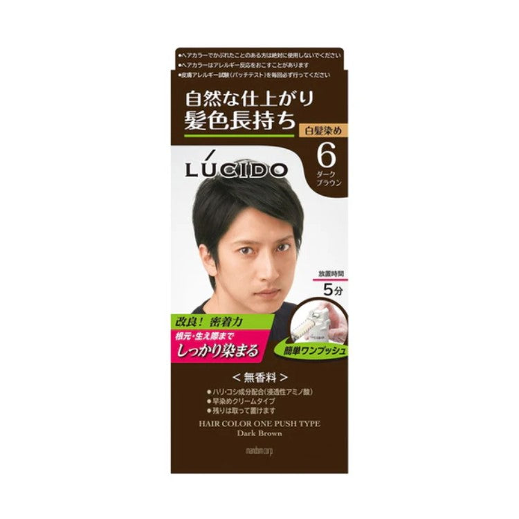 Mandame Lucido One Push Care Color #6 Dark Brown