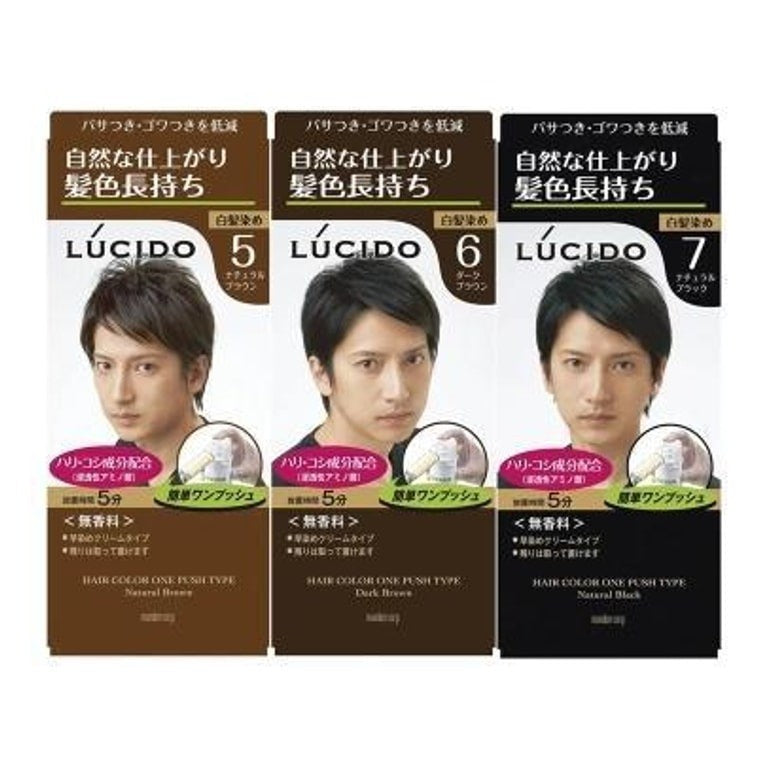 Lucido One Push Care Color #5 Natural Brown