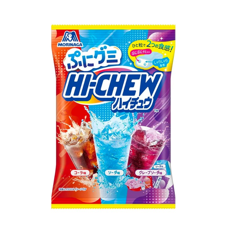 Morinaga Hi Chew Fruit Soda Mix Soft Candy 68g