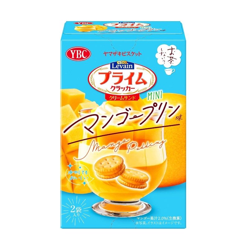 YBC Mango Pudding Sandwich Cookies 56g