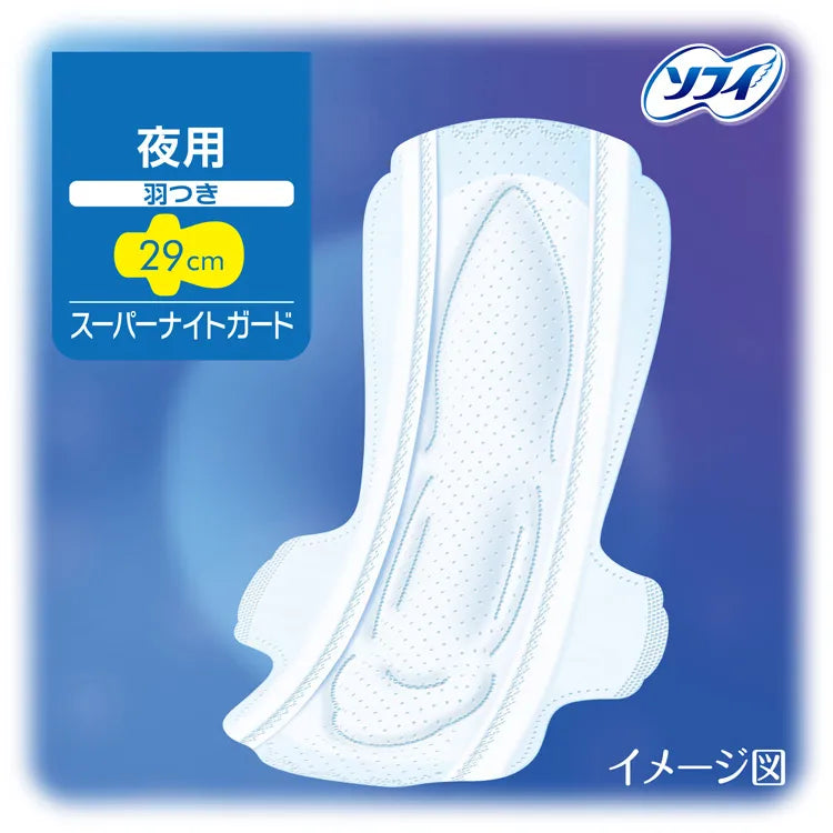 Sofy Body Fit Super Night Guard With Wings 290mm 9pcs*2