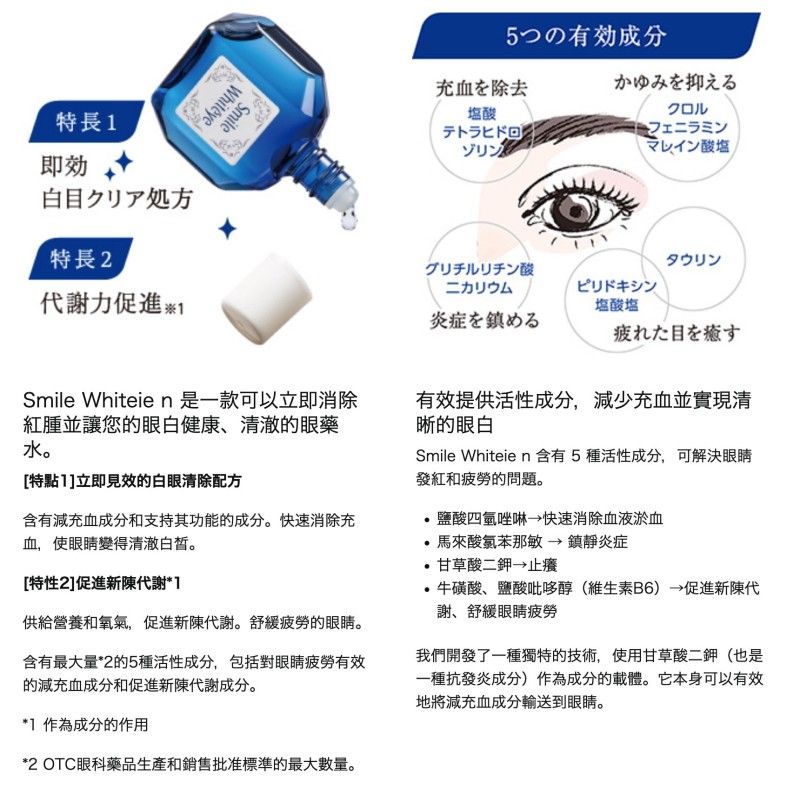 Lion Smile Whiteye Medicated Eye Drops 15ml