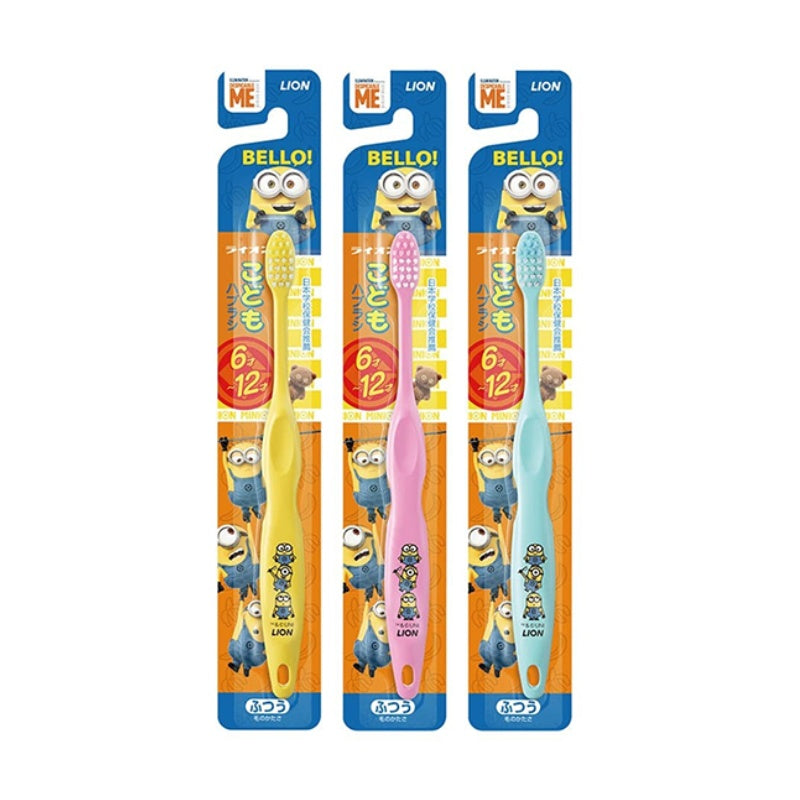 Lion Minion Children's Toothbrush For 6-12 Years Old Random Color 1pcs