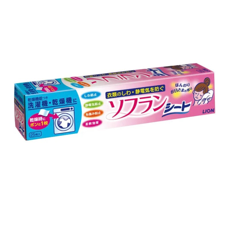 Lion Soflan For Dryer Softener Sheets 25pcs