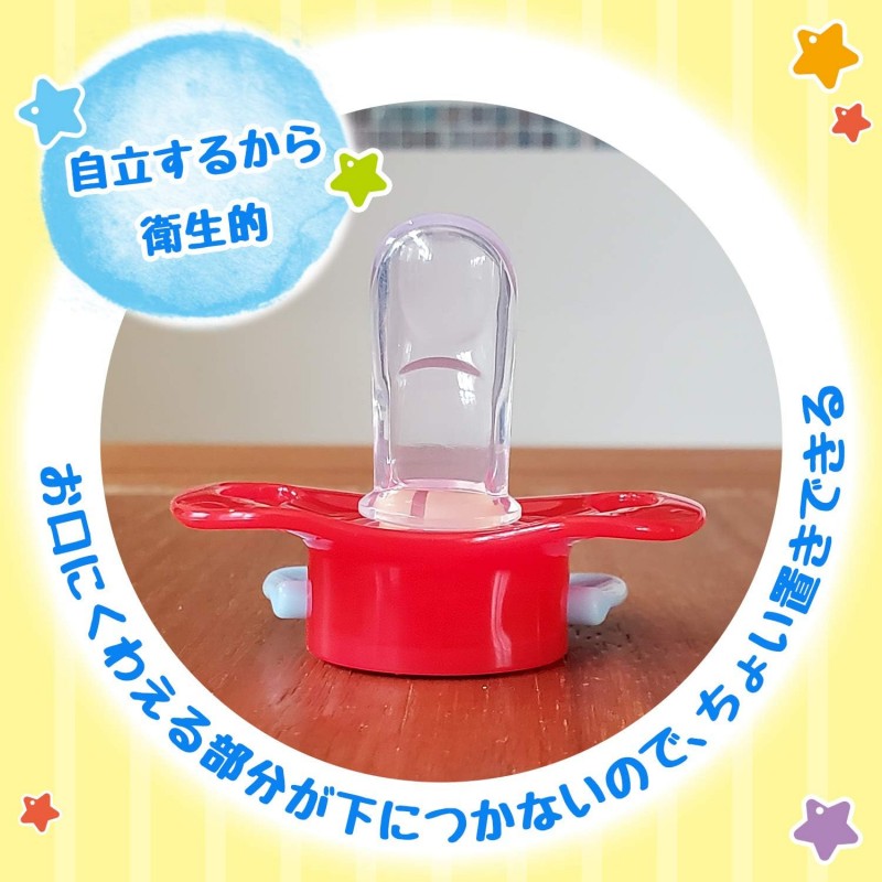 LEC Anpanman Pacifier M For Age 3-6 Months