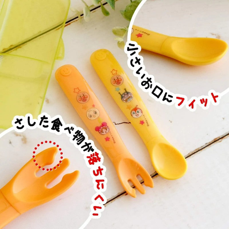 LEC Anpanman Baby Spoon Fork Set