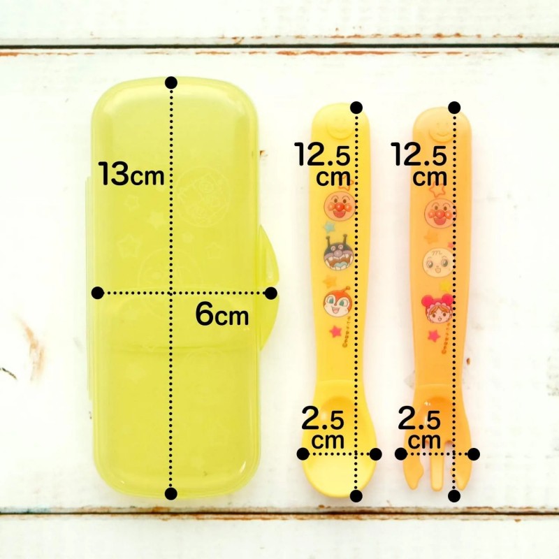LEC Anpanman Baby Spoon Fork Set