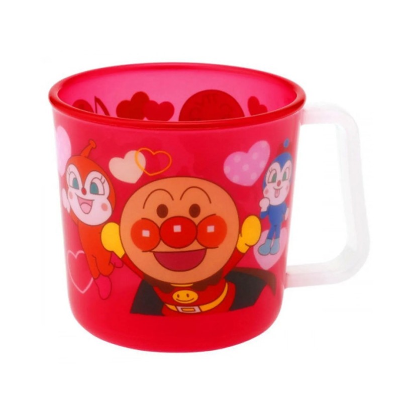 LEC Anpanman Plastic Mug Cup Red