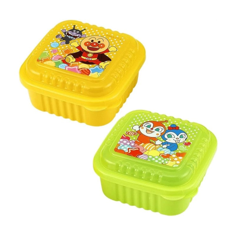 LEC Anpanman Square Crisper Box 290ml 2pcs