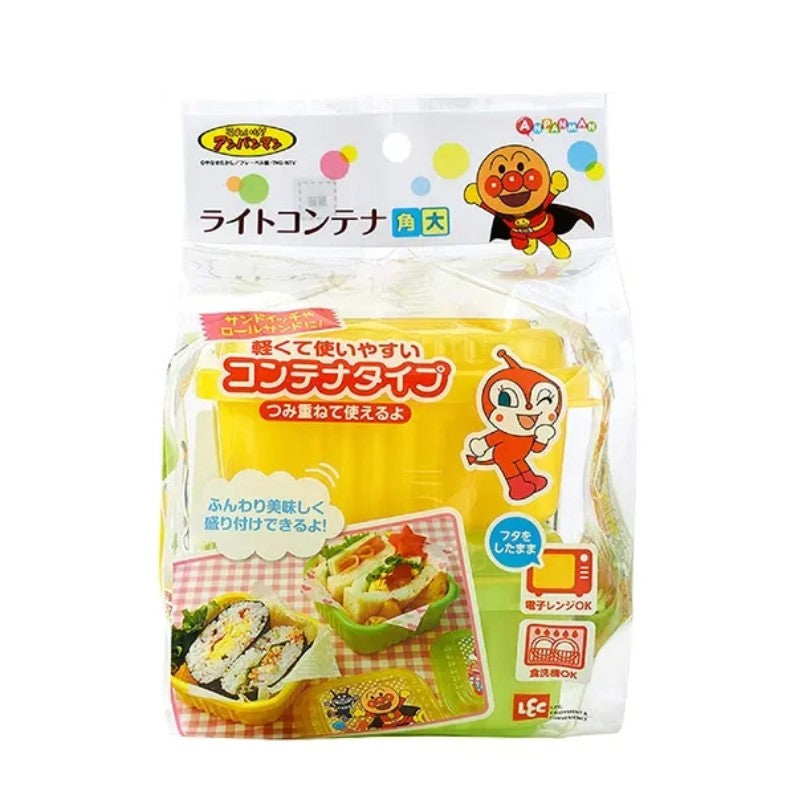 LEC Anpanman Square Crisper Box 290ml 2pcs