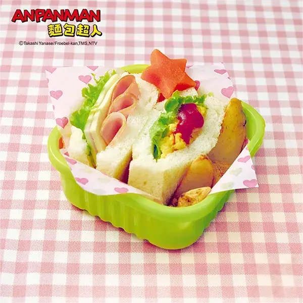 LEC Anpanman Square Crisper Box 290ml 2pcs
