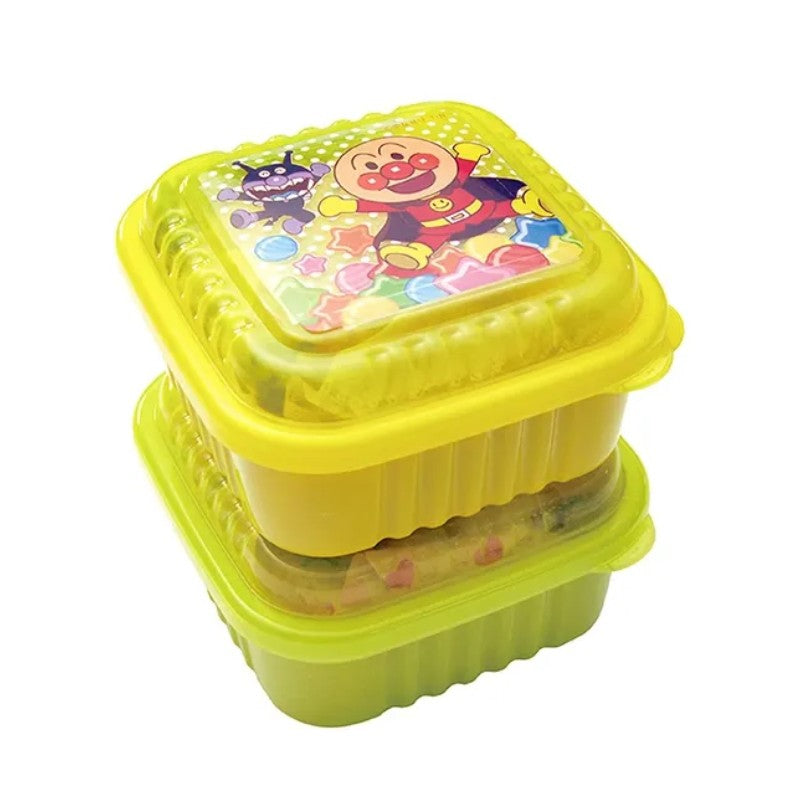 LEC Anpanman Square Crisper Box 290ml 2pcs