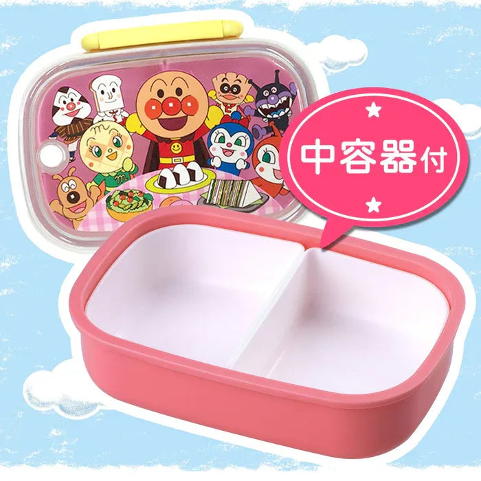 Lec Anpanman Lock Lunch Box Pink 360ml