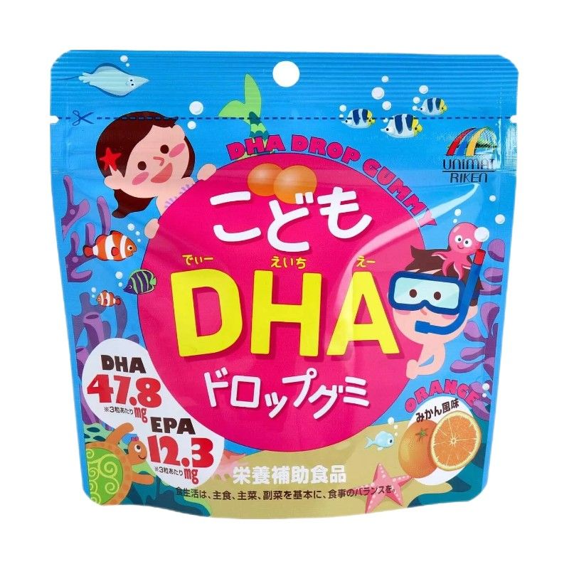 Unimat Riken Children's DHA Drop Gummies 90pcs