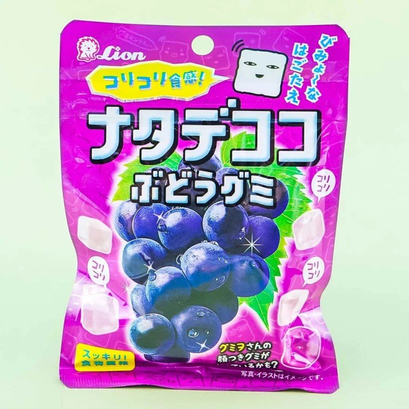 Lion Nata Decoco Grape Gummy 44g