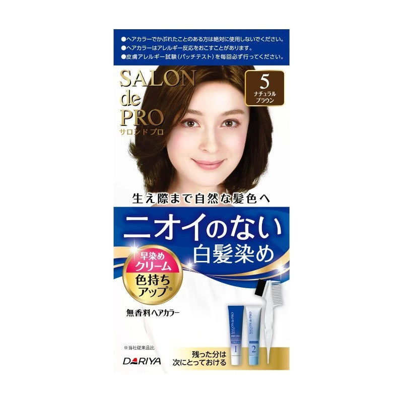Dariya Salon De Pro Hair Color Cream #5 Natural Brown