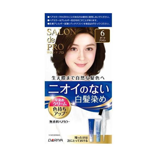 Dariya Palty Salon De Pro Hair Color Non Smell #6 Dark Brown