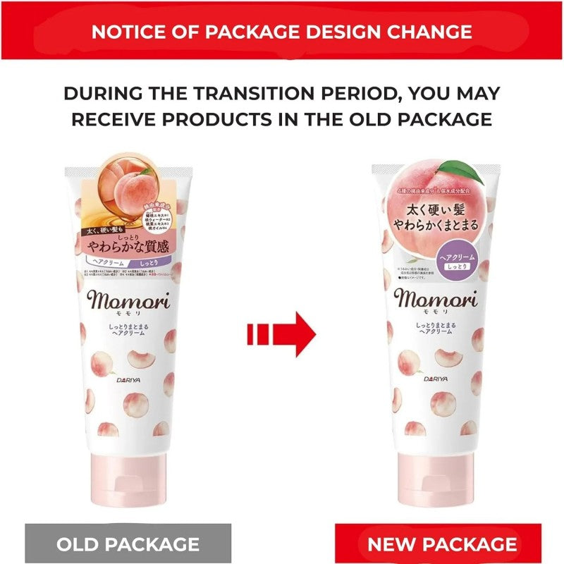 Dariya Momori Peach Rich Moist Hair Treatment Cream 150g