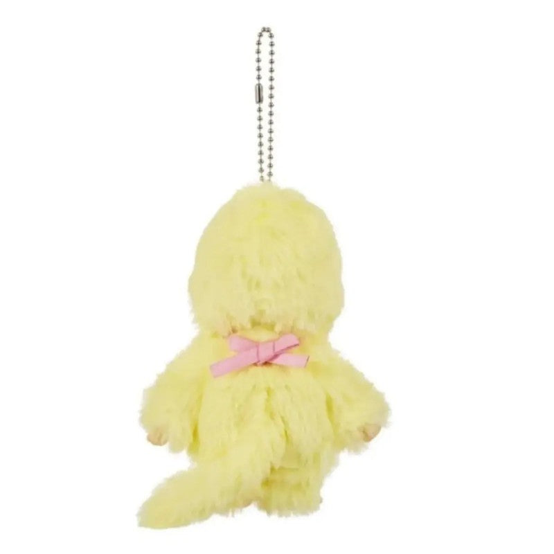 Monchhichi蒙奇奇快乐色彩玩偶挂件黄色