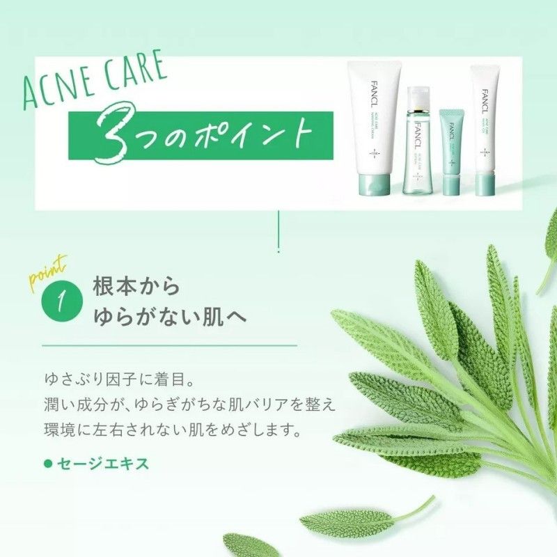 Fancl Acne Care Facial Cleansing Cream 90g
