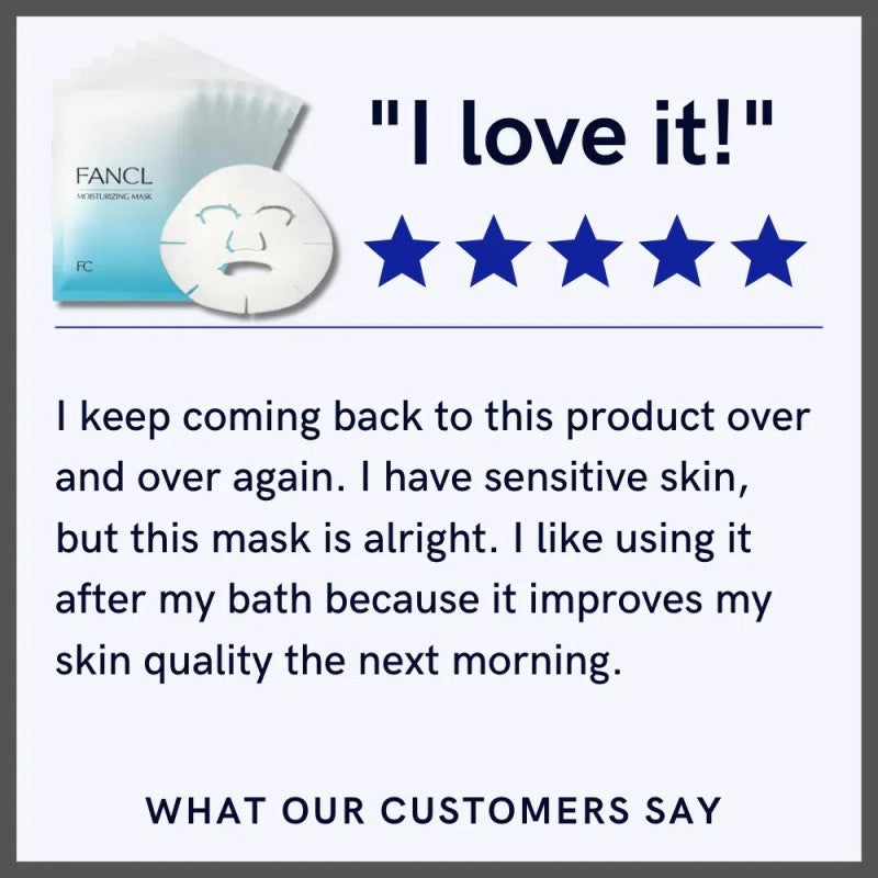 Fancl Moisturizing Mask 6pcs