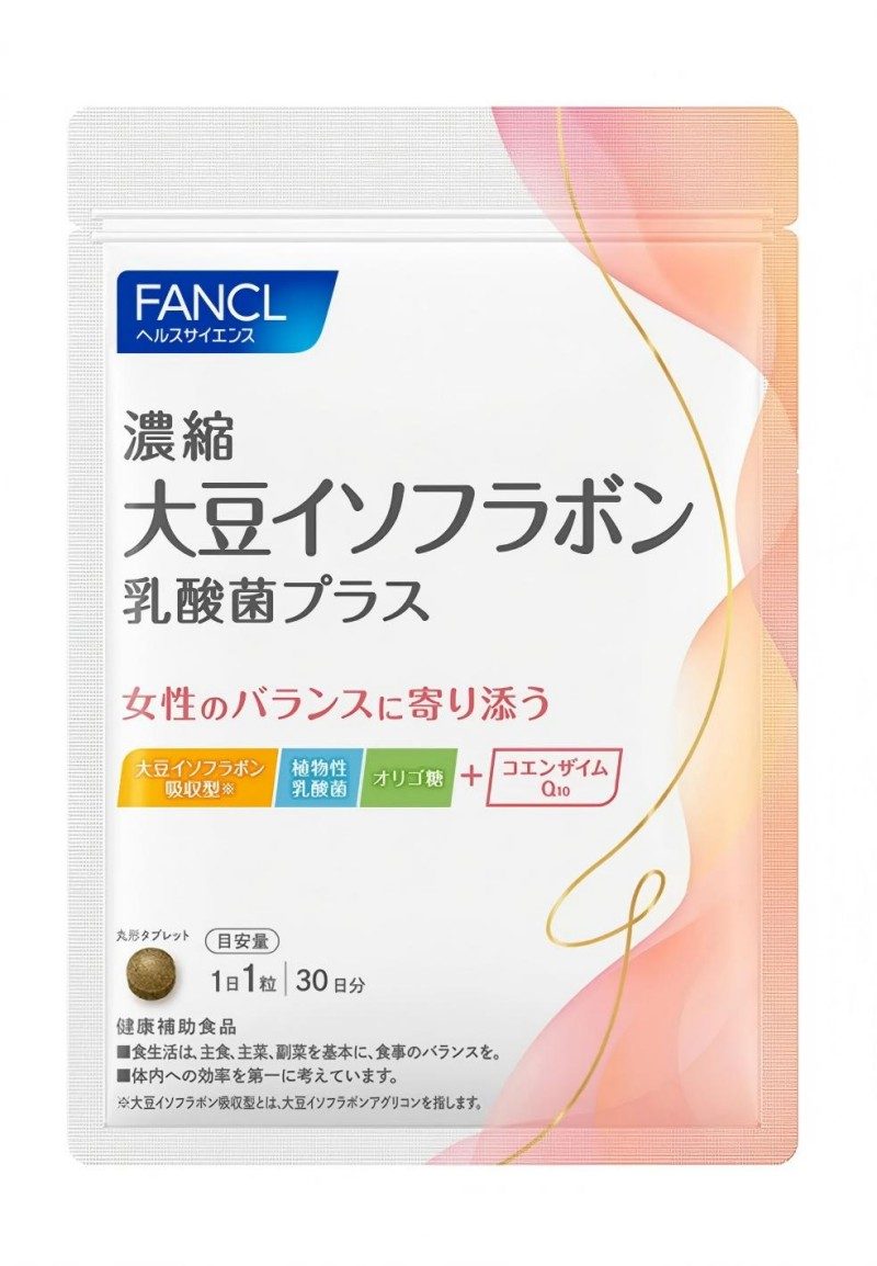 Fancl Soy Isoflavone Lactic Acid Bacteria Plus 30 Day Supply