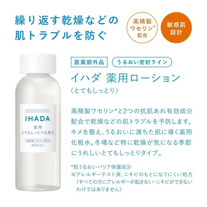 Shiseido Ihada High Moisture Face Lotion 180ml
