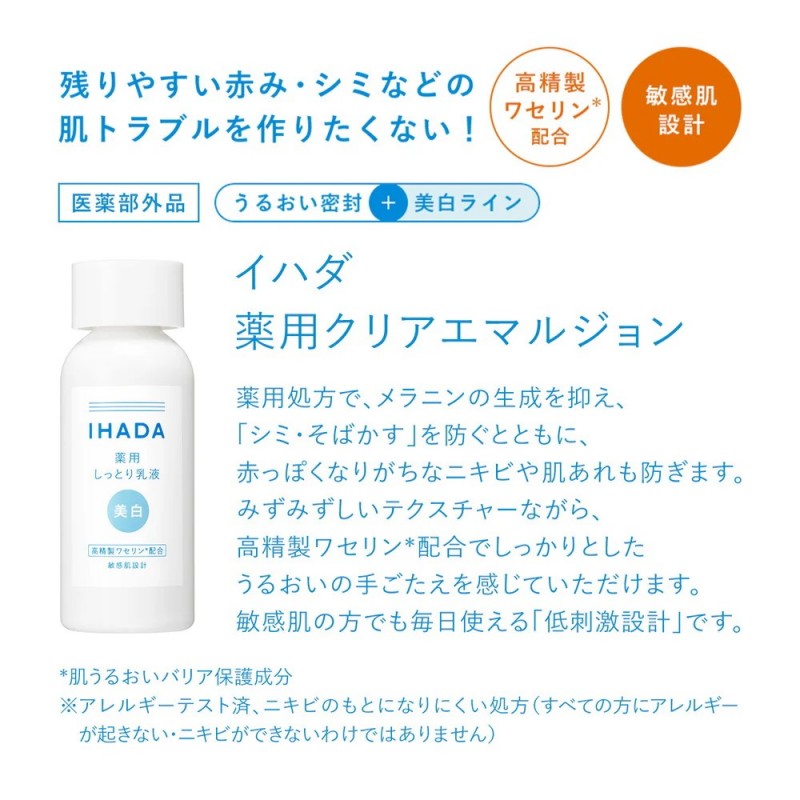Shiseido Ihada High Purity Vase Emulsion 135ml