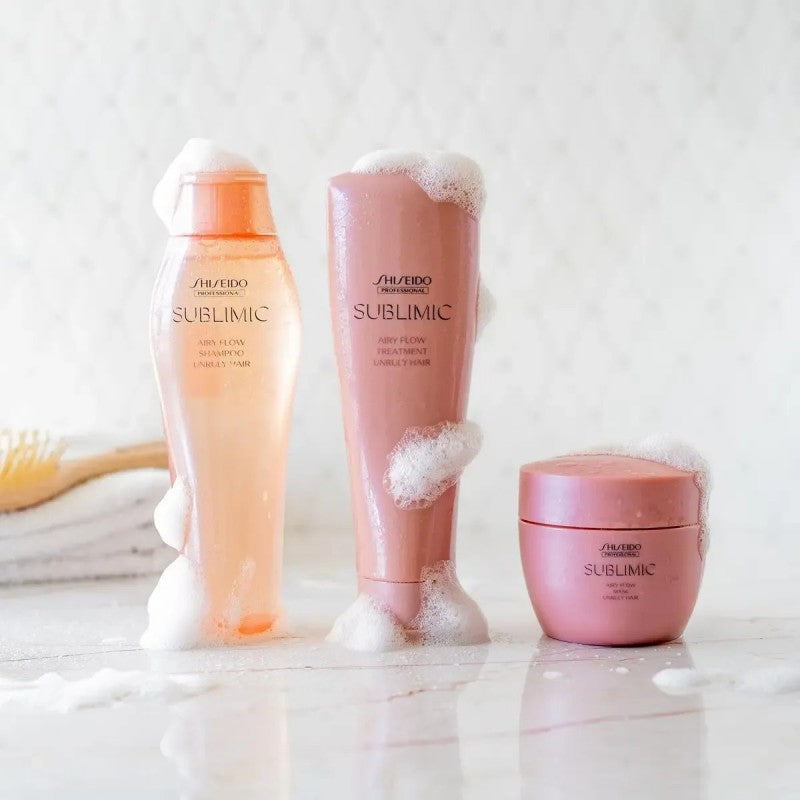 Shiseido Sublimic Airy Flow Shampoo Unruly Hair 250ml