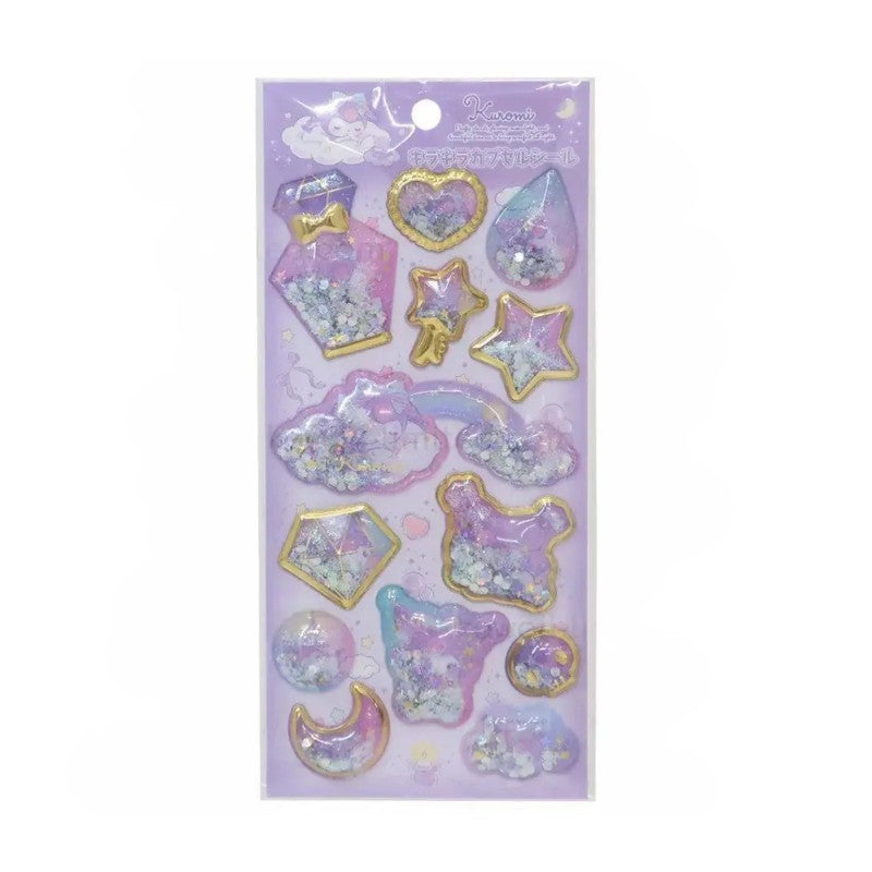 Sanrio Shake Shake Capsule Seal Sticker Kuromi Sky Party 3D