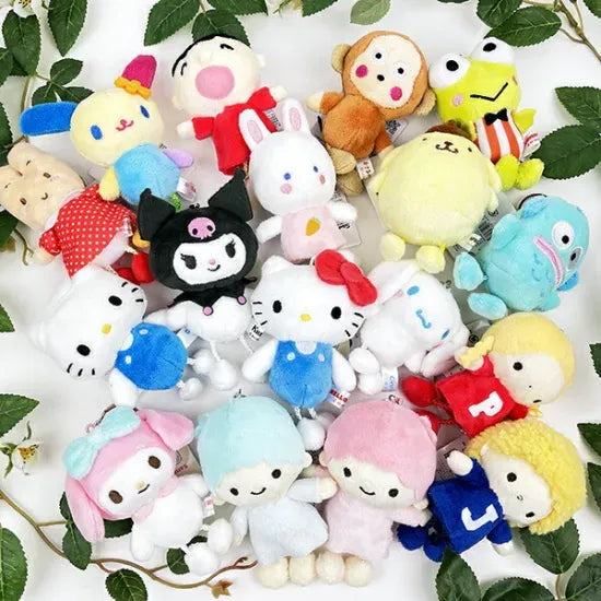 Sanrio Hanging Legs Plush Keychain Hello Kitty