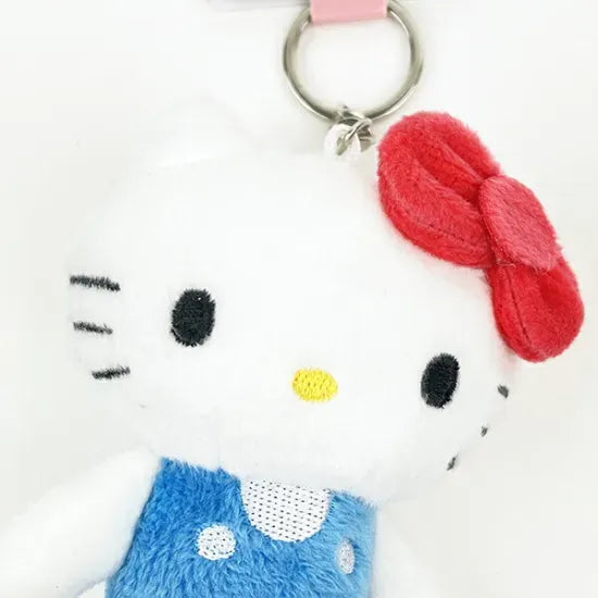 Sanrio Hanging Legs Plush Keychain Hello Kitty