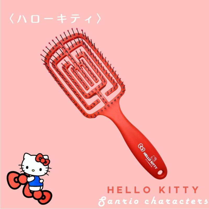 Sanrio Characters Dry Hair Brush Hello Kitty