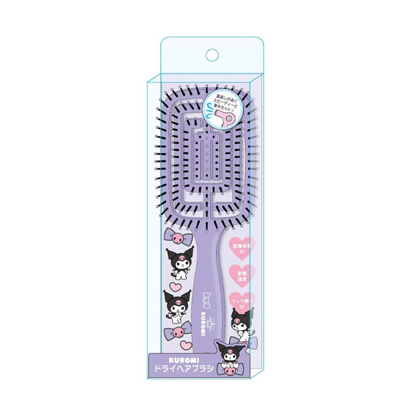 Sanrio Dry Hair Brush Kuromi