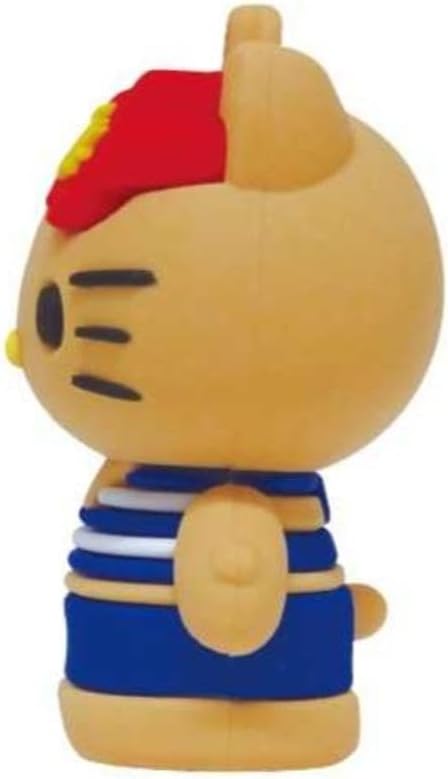 K Company Sanrio Hello Kitty Sunburn Tanning Mascot Ball Chain PVC Blue