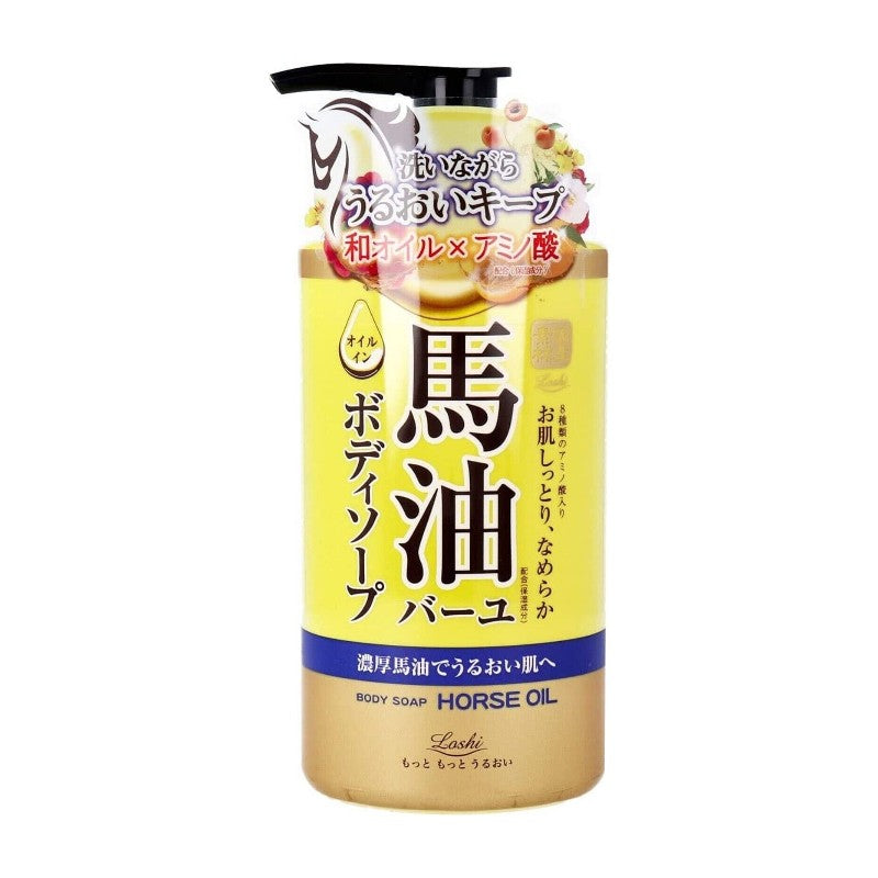 Cosmetex Roland Loshi Moist Aid Horse Oil Body Soap 450ml