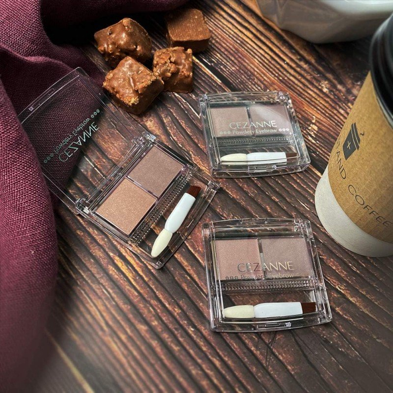 Cezanne Powdery Eyebrow #P2 Natural Brown