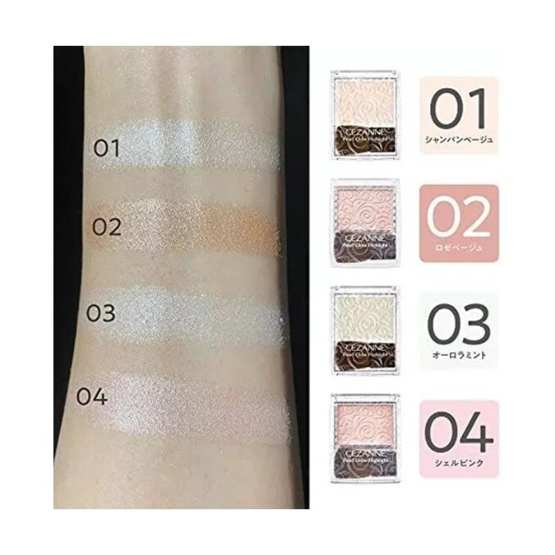 Cezanne Pearl Glow Highlight #04 Shell Pink