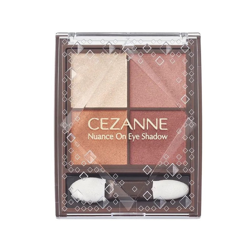 Cezanne Nuance On Quad Eye Shadow #04 Camel Brown