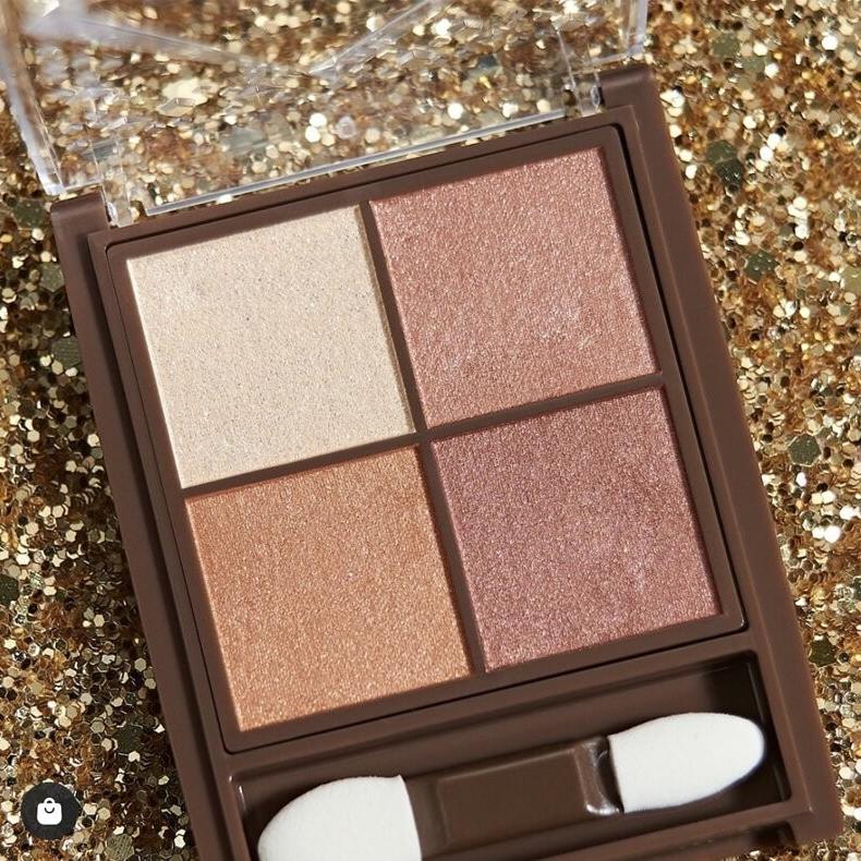 Cezanne Nuance On Quad Eye Shadow #04 Camel Brown