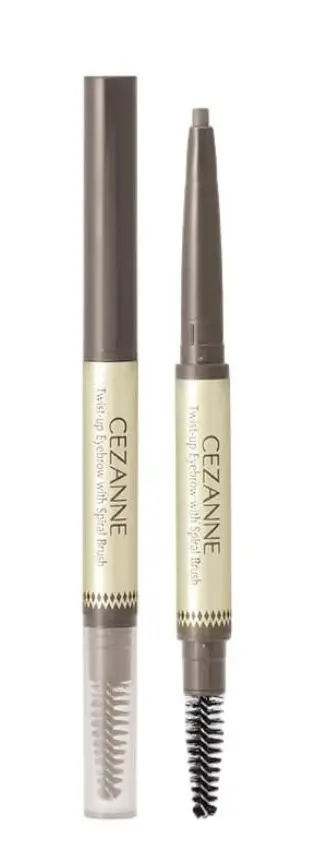 Cezanne Twist-up Eyebrow Pencil with Brush #06 Bitter Greige
