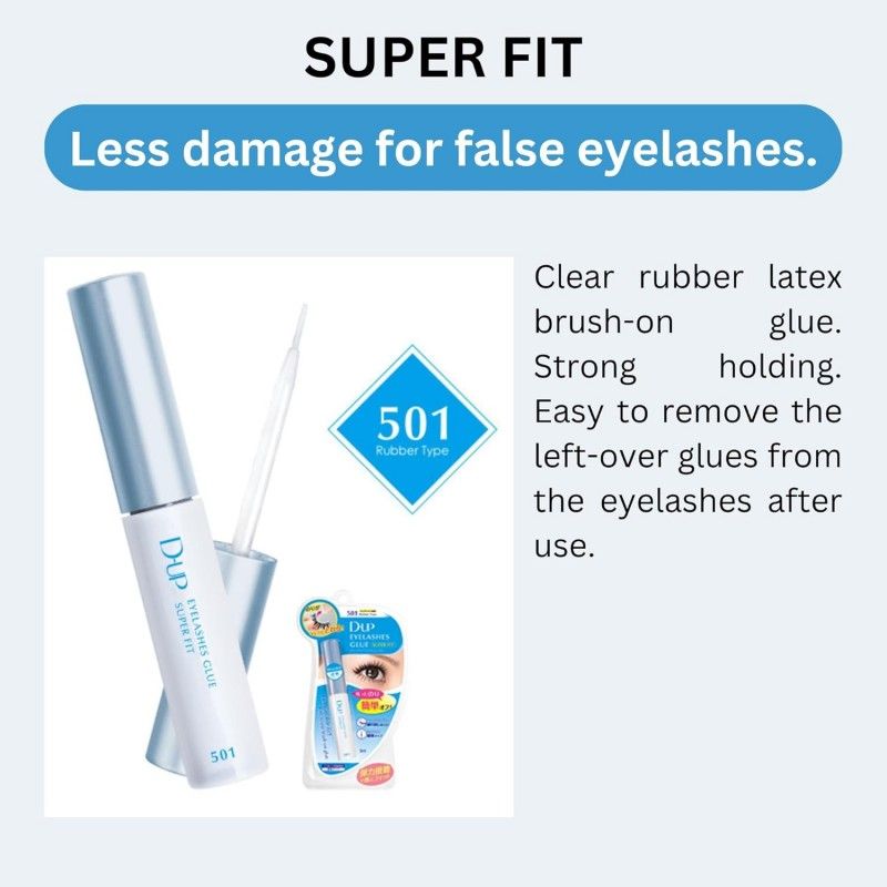 DUP Eyelashes Glue Super Fit 501 Rubber Typ 5ml