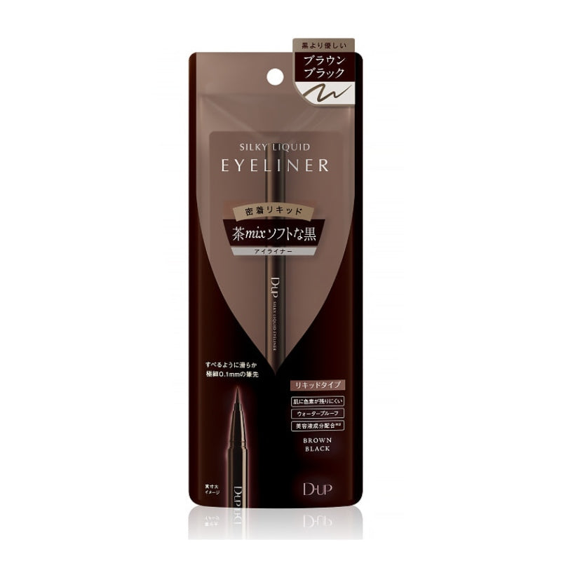 DUP Silky Liquid Eyeliner Pen Brown Black