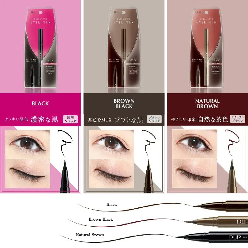DUP Silky Liquid Eyeliner Pen Brown Black