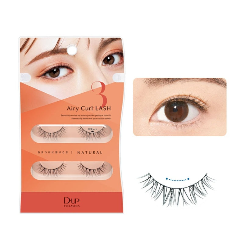 DUP Airy Carl Rush False Eyelashes #03 Natural