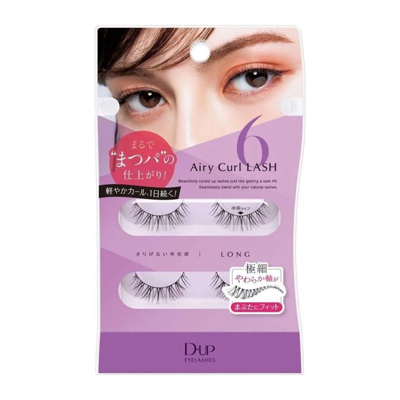 DUP Airy Curl Lash Black #06 Long 2 pairs
